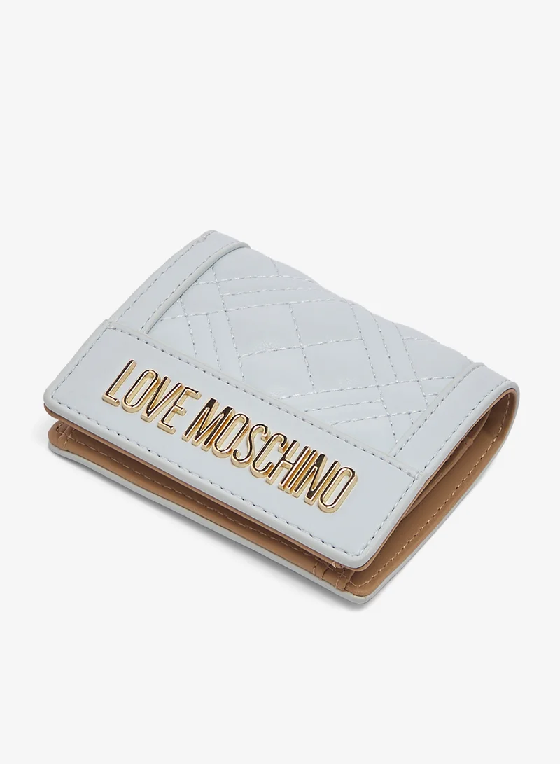 Love Moschino Quilted PU Wallet